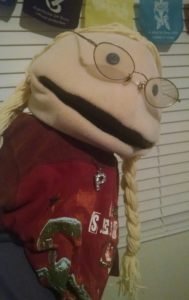A puppet that looks vaguely like me.
